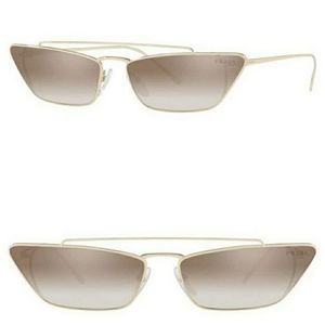 PRADA GOLD SUNGLASSES NEW